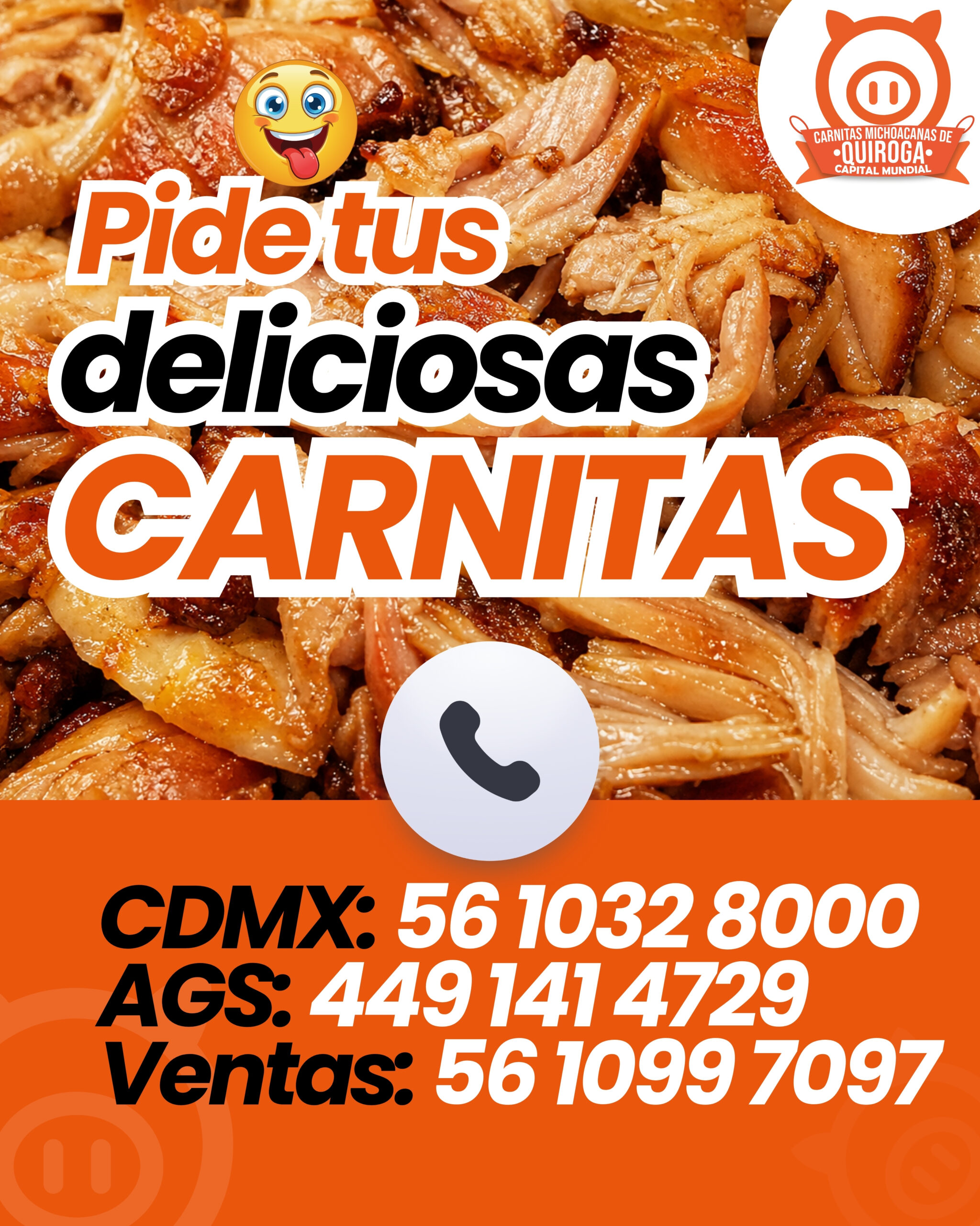 Contacto Carnitas Quirogo